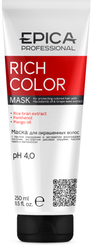 EPICA Professional Rich Color маска д/окрашенных волос макадамия и виноградные косточки 250мл